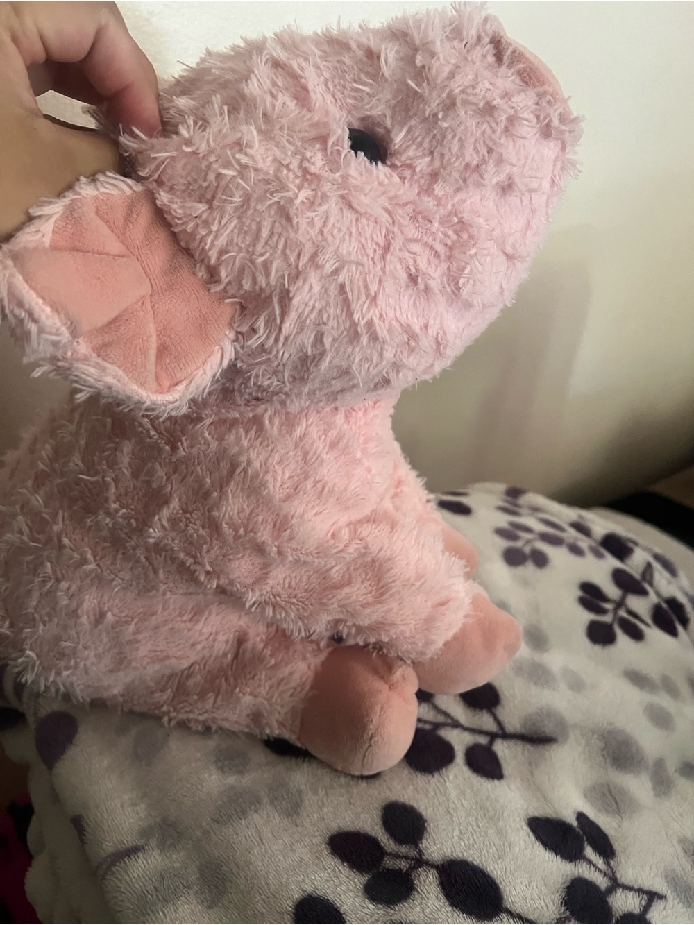 Plush Pink Pig Stuffed Animal - Soft Cuddly Toy - Picture 4 of 4